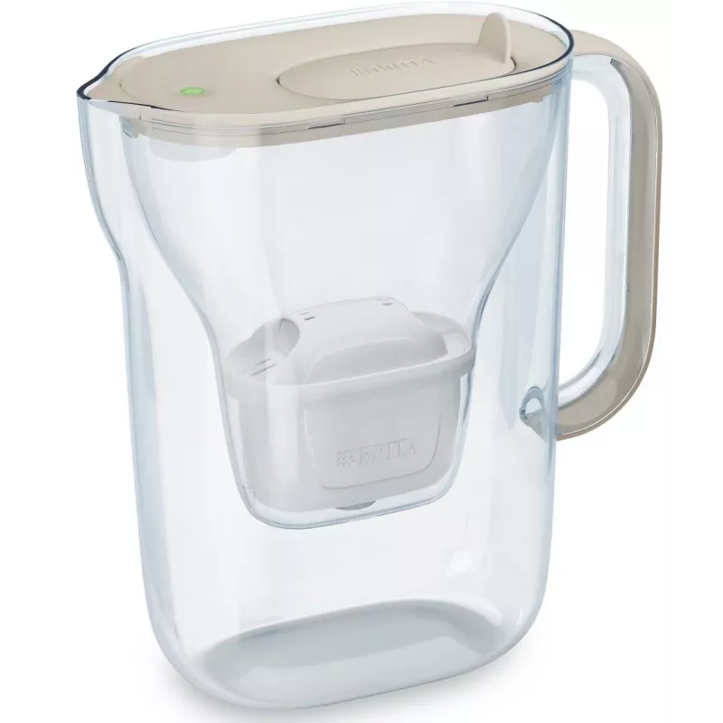 Water filter jug BRITA Style Essential 2.4 L with 4 sand cartridges