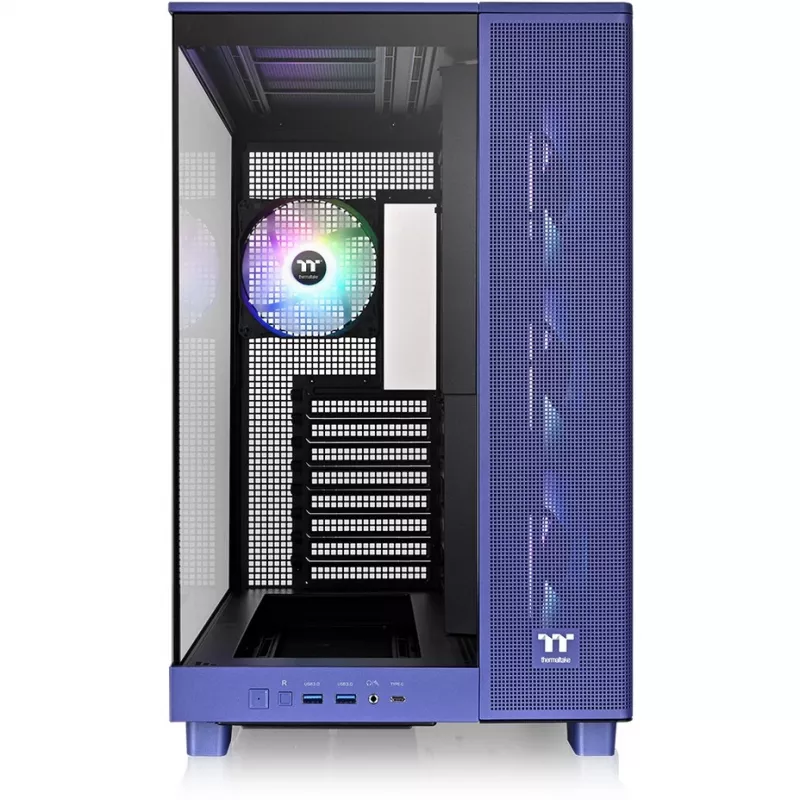 View 380 XL TG ARGB , Tower-Enclosure Violet, Tempered Glass x 2