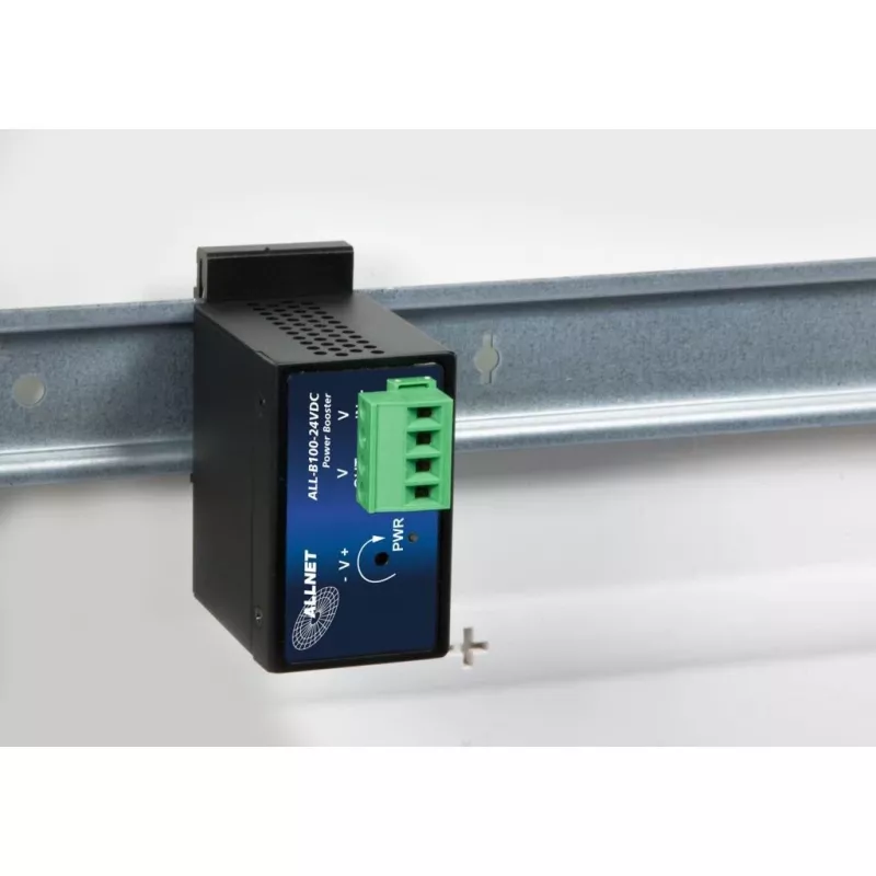 DC-DC Power Booster ALLNET ALL-B100-24VDC: 24VDC input to 48–55VDC output, up to 95W