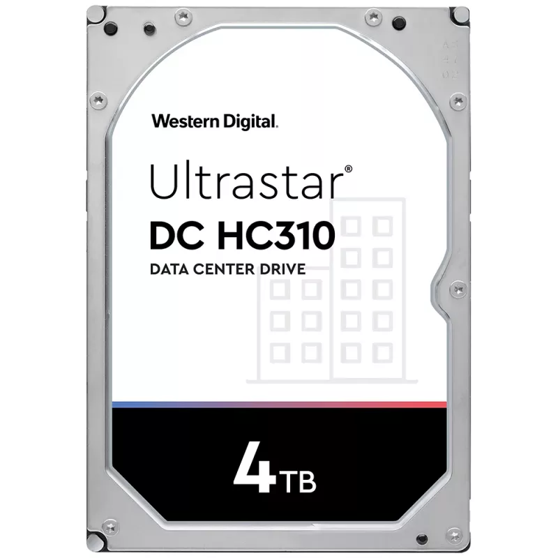 Western Digital Ultrastar DC HC310 4 TB 3.5 SATA III 7200 RPM 256 MB Hard Drive, HUS726T4TALE6L4