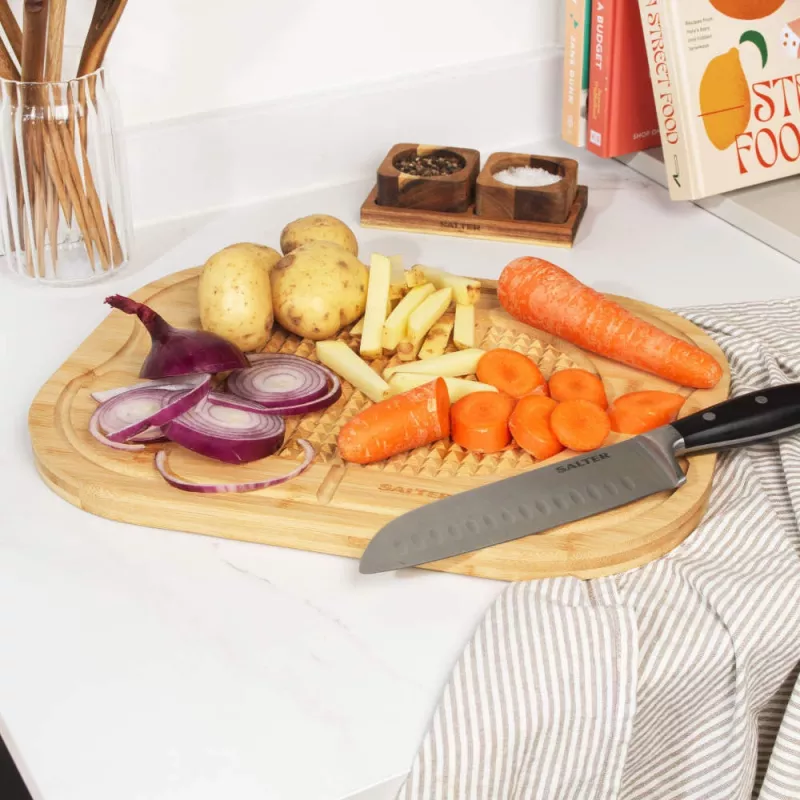 Cutting Board Salter BW072712EU7 Bamboo material, rectangular kitchen board
