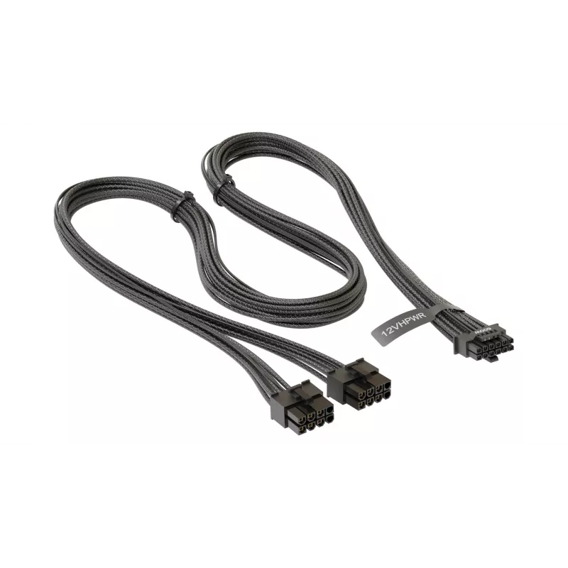Adapter cable SEASONIC NESE-165 12VHPWR PCIe 5.0 black for GPU power connection