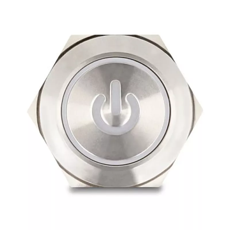Push-button panel DeLOCK 20987 Silver 230V 3A