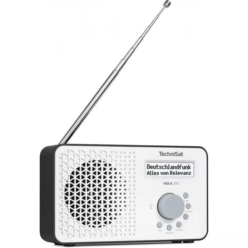 TV receiver TECHNISAT VIOLA 200 white/black HD DVB‑S2