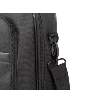 Briefcase NATEC Boxer Lite 39.6 cm (15.6 inch) – polyester, 2 compartments, shoulder strap, 410×305×65 mm, 750 g