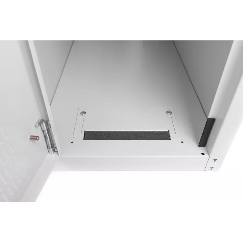 Digitus Computer housing with glass door, rolling, lockable, with ventilation slits