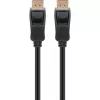 DisplayPort 2.1 Cable, Certified, 16K @ 60Hz, 80 Gbit/s (black, 1 Meter, VESA-Zertifizierung)