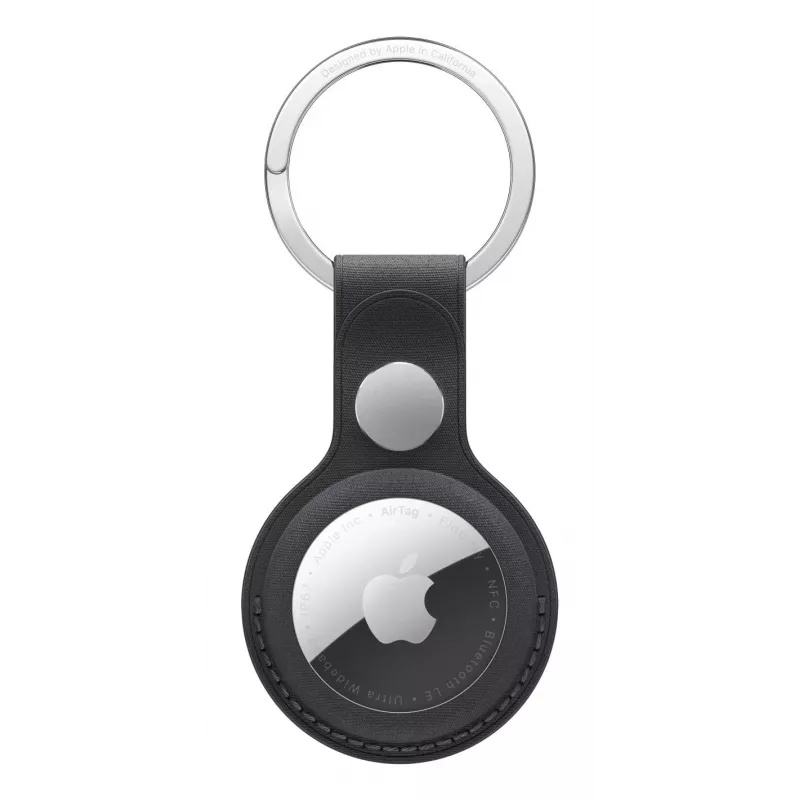 Ring Apple AirTag FineWoven Key Ring Black