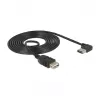 USB Cable DeLOCK 2m USB 2.0-A to USB 2.0-A Black