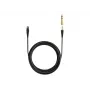 Replacement straight audio cable for Beyerdynamic Pro X headphones — black