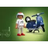 Figures set Vespa 71622 1969 Vespa 150 Sprint Veloce, blue