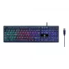 Gaming keyboard with mouse GEMBIRD GGS-UMGL4-02 — full-size USB QWERTY US English, black, LED backlight