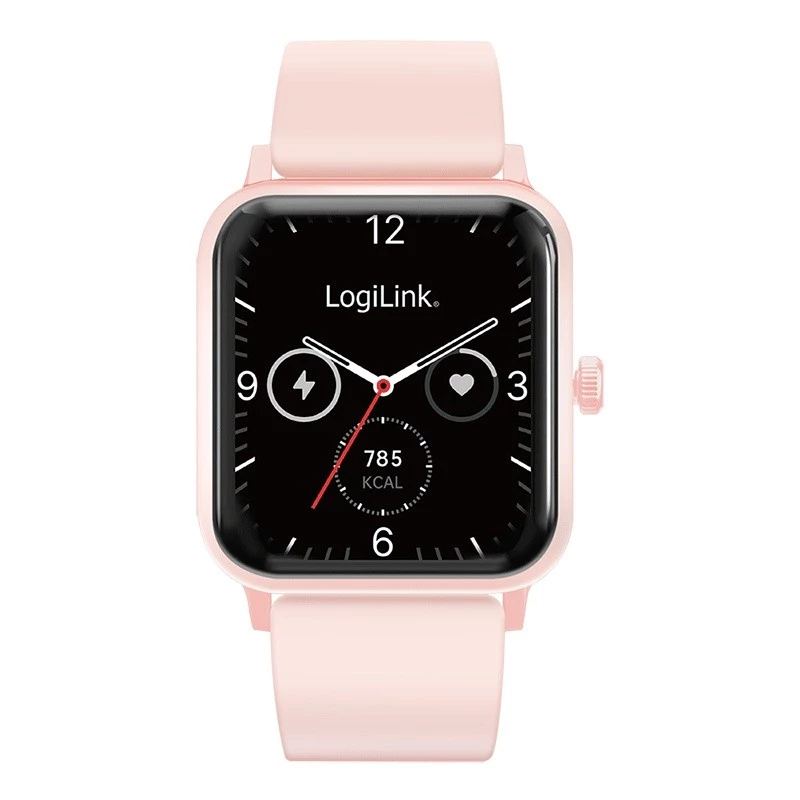 Smartwatch LCD, BT5.2 IP68, pink