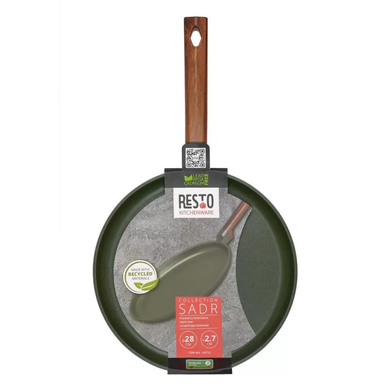 Flat crepe pan RESTO 93712 — 28 cm diameter, 2.7 cm height