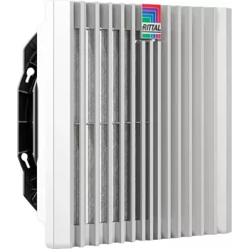 Fan kit Rittal SK 3241.810 — built-in AC fan, airflow 245 m³/h, plastic housing, grey