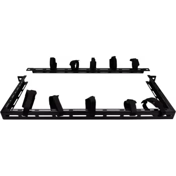 Rack accessory Lanview RAO220BL Black 0.5U 19 inch
