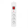 Power strip ARMAC Multi M3 with 3 outlets and 5 m cable, grey