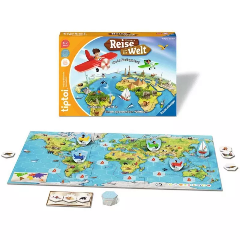 tiptoi Unsere travel around the world, Board Game