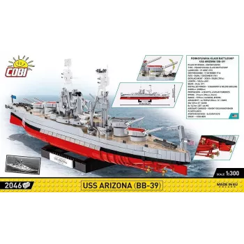Blocks USS Arizona BB-39 2046 blocks