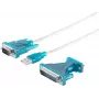 USB 2.0 RS232 Converter ShiverPeaks 75605 – 1.5 m cable, USB-to-Serial adapter