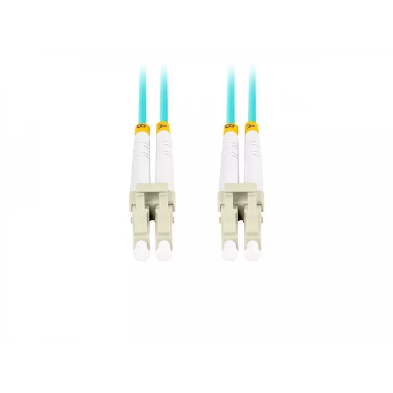 Fibre optic cable LANBERG FO-LULU-MD31-0010-TQ 1 m OM3 LC–LC Aqua