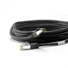 Goobay CAT 8.1 Patch Cable, S/FTP (PiMF), Black, 2 m - LSZH Halogen-Free, Copper AWG 24 (66722)
