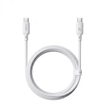 USB Type-C cable Baseus Silky Series 100W 2 m White