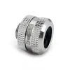 XSPC Connector G1/4 to 14mm Hardtube, chrome - 8 pieces