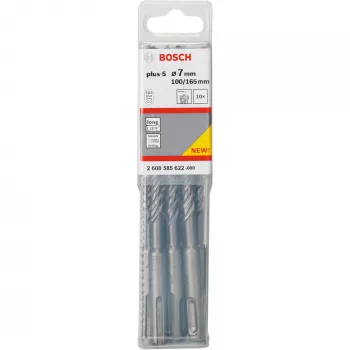 Drill bit, Bosch SDS-plus-5, 165 mm length, SDS-plus shank