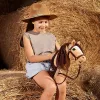 Horse on a stick HOPPIHORSE Hobby Horse A4 beige
