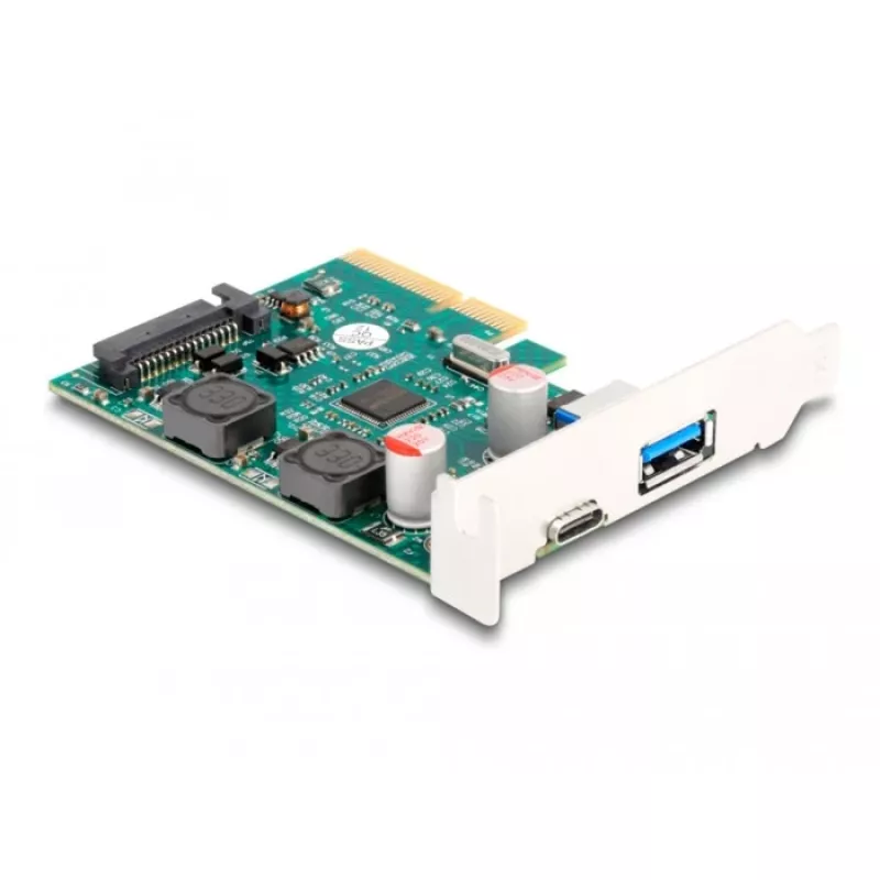 DeLOCK PCI Express x4 Card 1 x USB Type-C 1 x USB Type-A 10 Gbps