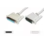 Digitus Datatransfer extension cable D-Sub25/M - D-Sub25/F