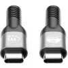 Manhattan Fast USB-C to USB-C Cable (240W), 1m, 240W Laptop Charging + High-Speed Data & Video, Works with ALL Laptops (Note additional USB-C 240W wall charger needed), 40 Gbps Ultra-Fast Transfers, Black, 3 year Warranty