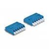 DeLOCK Optical Fiber Coupler HD LC Hexaplex female to LC Hexaplex female blue