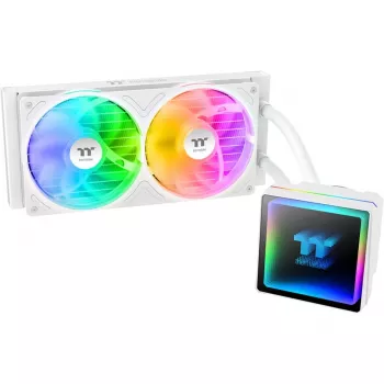 All-in-One CPU Liquid Cooler THERMALTAKE TH240-S V3 ARGB Sync Snow Edition, 240mm radiator