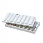 Coin pocket WEDO 160.500937 light gray — small zippered pouch for coins and small items