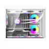 Computer case DarkFlash B275 PRO (white) with 6 fans