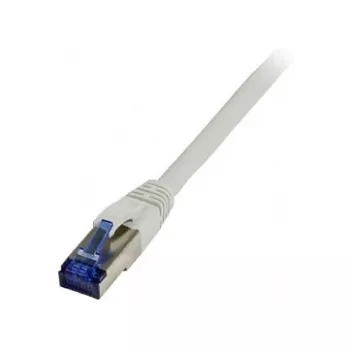 Patch cable RJ45 - CAT6A 500Mhz - 0.5m - gray - S-STP(S/FTP) - TPE/LSZH(Superflex) - AWG26 - Synergy