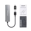 GRAUGEAR G-HUB2A2C-AC interface hub USB 3.2 Gen 1 (3.1 Gen 1) Type-A + Type-C 5000 Mbit/s Silver
