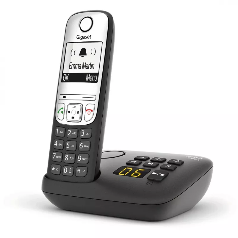 Gigaset A690A - Analogue/DECT phone - Wireless handset - Hands-free system - 100 entries - Black (S30852-H2830-B101)
