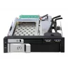 DeLOCK 5,25 Mobile Rack for 1 x 2,5 + 1 x 3,5 SATA HDD + 2 x USB3.0 Ports - mobile Memory-Rack - 6,4 cm, 8,9 cm (2.5, 8,90cm (3.5)) (47209)