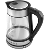 AENO EK1S electric kettle 1.7 L 2200 W Black, Silver, Transparent