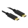 USB Cable DeLOCK 83868 USB 2.0 4m USB C Black
