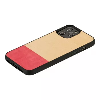 Phone case man and wood for iPhone 12 / 12 Pro — miss match black