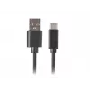 USB A to USB C cable LANBERG CA-USBO-20CU-0018-BK — USB 2.0, 1.8 m, Black
