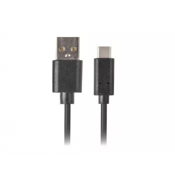 USB A to USB C cable LANBERG CA-USBO-20CU-0018-BK — USB 2.0, 1.8 m, Black