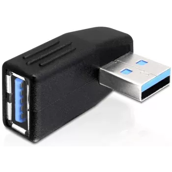 USB 3.0 M/F Connector DeLOCK 65342 Black