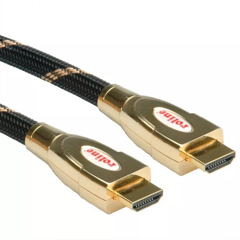 HDMI Cable ROLINE GOLD Ultra HD 1m