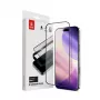Tempered glass screen protector installation frame by Crong for iPhone 17 (model CRG3DAGIP1763)