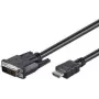 Wentronic Goobay HDMI™ / DVI-D Cable, Black, 5 m - 19pol. HDMI™-Plug>DVI-D (18+1) Plug (50582)